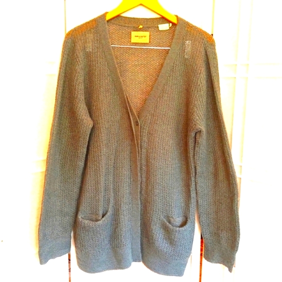 NEW! Levi's Made & Crafted grey sweater cardigan - Picture 1 of 11